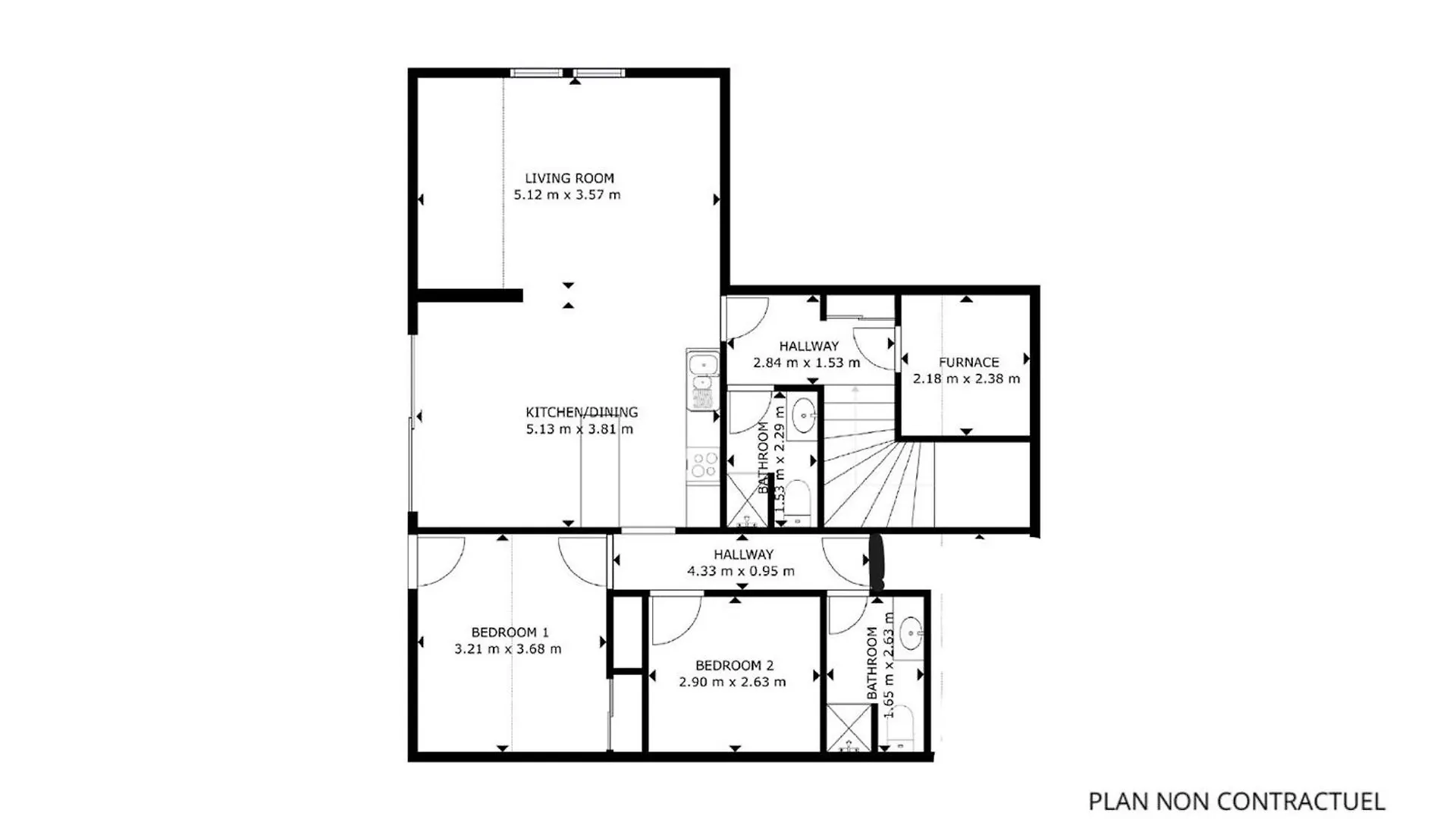 Appartement 4 Pieces Pour 6 A 8 Personnes, Au Pied Des Pistes A Saint-Martin-De-Belleville - Fr-1-452-394